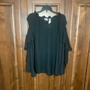 Black Chico Long Sleeve Blouse